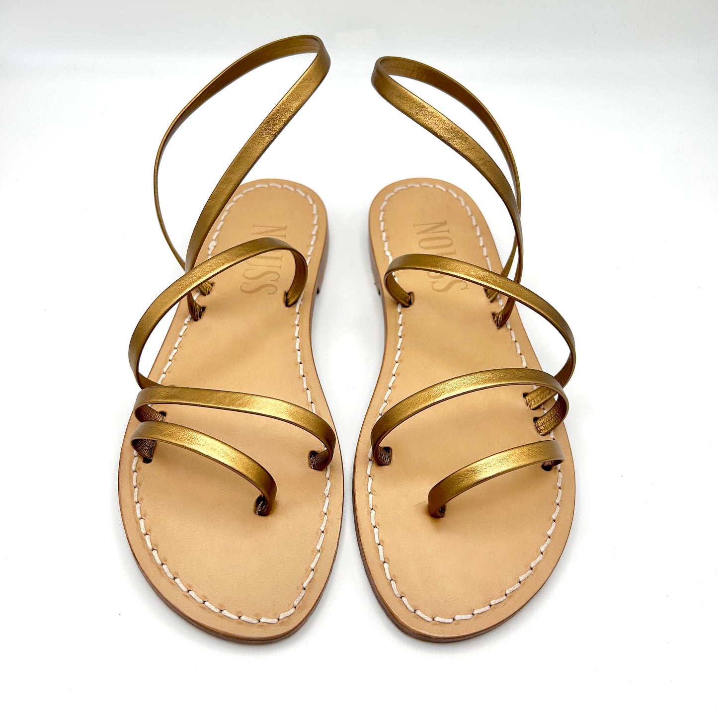 Sandales Femme Cuir Cannes Bronze - Face