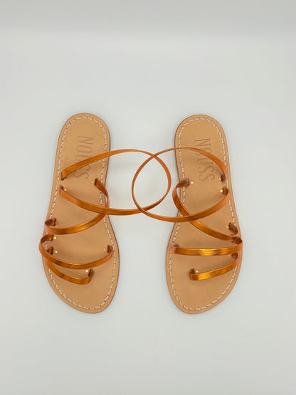 Sandales femme Barcelone Cuivre - dessus