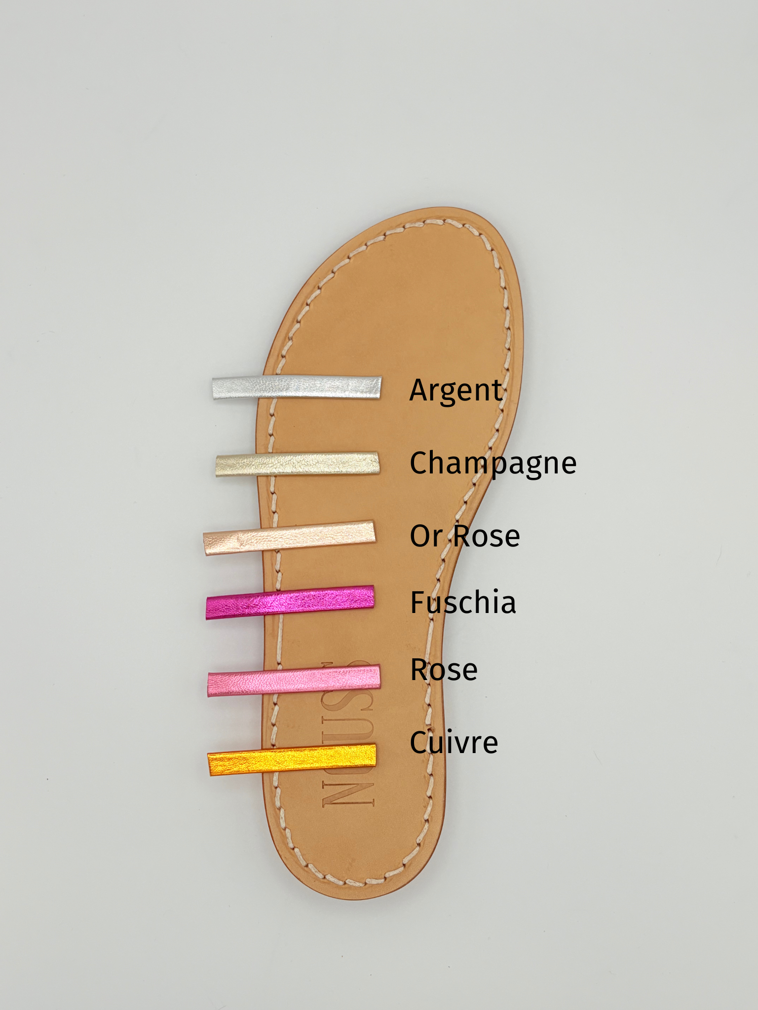 Sandales femme choix couleurs 1